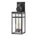 Hinkley Porter Collection Four Light Extra Large Outdoor Wall Mount Lantern, Aged Zinc