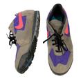 Nike Shoes | Mens Nike Echelon Shoes Size 9.5 Us Gray Cycling Leather Rare Vintage | Color: Gray/Purple | Size: 9.5