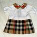 Burberry Dresses | Burberry Baby Girl Dress | Color: Silver/White | Size: 6mb