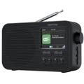 DAB DAB+ FM Portable Radio, Bluetooth, Alarm, Battery, Alarms, AUX, Headphone, 60 Presets (AZATOM Aspire Black)