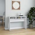 Susany Console Table, Console Side Table, Console & Sofa Tables, Computer Writing Desk, Living Room Entryway Hallway Narrow End Sofa Tables, White 105x30x80 cm Chipboard