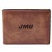 Men's Fossil Brown James Madison Dukes Leather Derrick Front Pocket Bi-Fold Wallet