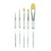 Royal & Langnickel Soft Grip Starter Golden Taklon Fiber Paint Brush Set Assorted Size Set of 5