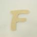 Package of 1 14 Inch X 3/4 Thickness Baltic Birch Wood Letter F in The Waltograph Font Thick for Art & Children Craft Project Made in USA