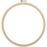 Frank A. Edmunds Wood Embroidery Hoop W/Round Edge 12 -Natural