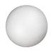 Poly Foam Ball White 7-Inch
