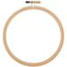 Frank A. Edmunds Wood Embroidery Hoop W/Round Edges 4 -Natural