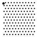 1/8 Dots Stencil by StudioR12 Simple Repeating Pattern Art - Mini 4 x 4-inch Reusable Mylar Template Painting Chalk Mixed Media Use for Journaling DIY Home Decor - STCL716