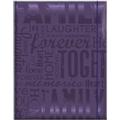 MCS 100 Pocket Big Max Embossed Family Album Purple (823365)