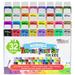 U.S. Art Supply 32 Color Children s Washable Tempera Paint Set - 2 Ounce Wide Mouth Bottles for Arts Crafts and Posters