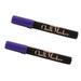 Marvy Uchida Broad Point Chalk Markers Violet 2/Pack