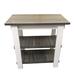 Gracie Oaks 36" Mccardle Kitchen Island Wood in White | 36 H x 36 W x 20 D in | Wayfair B421611640EB4C6BB70EEA5C3C20B63C