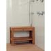 ARB Teak & Specialties Teak Shower Bench 17.75 H x 23.5 W x 12.25 D, Wood in Natural Wood | 17.75" H x 23.5" W x 12.25" D | Wayfair BEN516