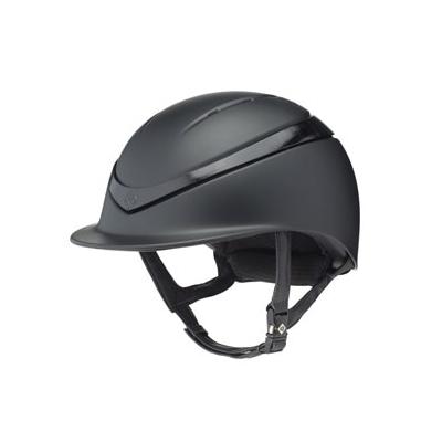 Charles Owen Halo MIPS Helmet - 7 1/8 - Matte Black/Black Gloss - Smartpak