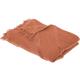 Jeté de lit Inca coton tufté rose terracotta 130x180cm Atmosphera créateur d'intérieur - Terracotta