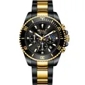 WISHDOIT-Montre à quartz de sport étanche pour homme montre-bracelet masculine Shoous en acier