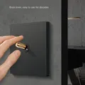 Joli à levier en laiton pour applique murale rétro panneau conviviale ré arrangPC noir prise USB