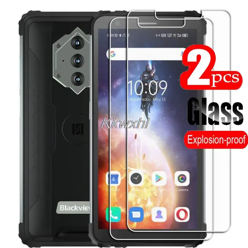 2 pièces pour Blackview BV6600 Smartphone haute HD verre trempé protection sur BV6600E BlackviewBV6600E Film de protection d'écran de téléphone