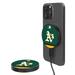 Oakland Athletics 10-Watt Stripe Design Wireless Magnetic Charger