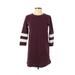 Forever 21 Casual Dress - Shift: Burgundy Dresses - Women's Size Small