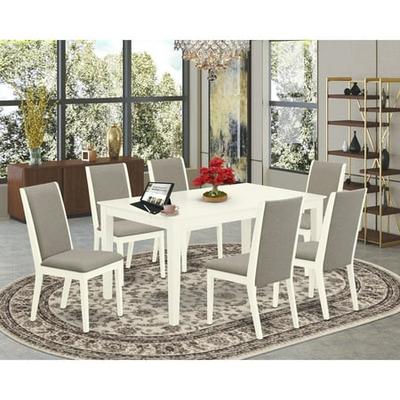 Rectangular Dining Table Set, High Back Dining Room Chairs Set Of 6