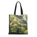 KDAGR Canvas Tote Bag Paintings Just Hills Digital Photos People Abstract Nature Music Reusable Handbag Shoulder Grocery Shopping Bags