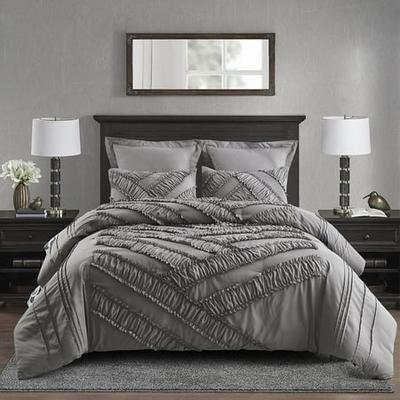 king ruffle comforter set