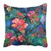 WOPOP Colorful Floral Watercolor Bright From Picturesque Tropical Flowers for Summer Holiday with Roses Pillowcase 16x16 inch