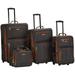 Rockland Journey Softside Upright Luggage Set, Charcoal, 4-Piece (14/19/24/28)