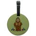 Junior Gorg Fraggle Rock Radish Round Leather Luggage Card Suitcase Carry-On ID Tag