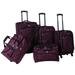 American Flyer Tibi 6-pc set Black Purple (17"Dfl, 18" Whld Dfl, 21" 25" 28" + 311 Bag)