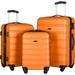 Hommoo Lightweight Expandable Luggage with Spinner Wheels, TSA Lock, 3-Piece Set (20" /24" /28")