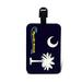 Puzzled South Carolina Flag Luggage Tag - Unique Myrtle Beach Novelty Travel Tags for Luggage, State Flag Travel ID Identification Label for Suitcase, Backpack & Sports Bag - Tags for Men & Women