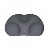 Deep Sleep 3D Pillow Ergonomic Washable Bedding Travel Neck Head Rest Pillow with Micro Airballs Filling Comfortable Pillows,Dark Gray