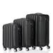 Zimtown 3Pcs Luggage Hardside Lightweight Spinner Suitcase Bag Set w/TSA