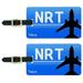 Graphics and More Tokyo Japan - Narita (NRT) Airport Code Luggage Tag Set