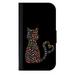 Gem Cat Silhouette - Passport Cover / Card Holder for Travel