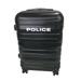 Police Imprint Hardside Expandable Wheeled Bag Travel Luggage, Carry-On 21-Inch, Black