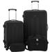 Travelers Club Sky+ Hardside Expandable Luggage Set with Spinner Wheels, Black, 4 Piece