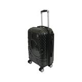 FUL Disney Textured Mickey Mouse 21in Hardside Rolling Luggage, Black