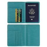 TANGNADE Leather Passport Holder Wallet Cover Case RFID Blocking Travel Wallet