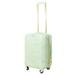 Macbeth Collection Lace Texture Hard Sided 21in Rolling Luggage Suitcase, Mint