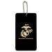 Marine Reserve MARFORRES USMC White Black Logo Officially Licensed Wood Luggage Card Suitcase Carry-On ID Tag