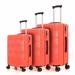 luggage 3pc set abs+pc luggage hardside suitcase light weight WITH EXPANDABLE