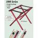 Gate House Furniture 1003 White Luggage Rack with White Nylon Straps - 23 x 13 x 20 Inch