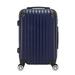 Winado 20 inch Hardcase Luggage Suitcase Carry Rolling Casters Wheel Navy Blue