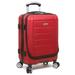 Dejuno 25DJ-9902-RED 20 in. Compact Hardside Carry-on Luggage with Laptop Pocket, Red