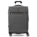 Travelpro Platinum Elite-Softside Expandable Spinner Wheel Luggage, Vintage Grey, Checked-Medium 25-Inch