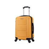 InUSA Pilot Plastic Carry-On Luggage, Mustard (IUPIL00S-MUS)