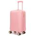 BADGLEY MISCHKA Diamond 20" Expandable Carry-on Suitcase (Pink)
